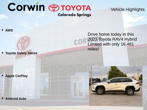 Used 2023 Toyota RAV4 Limited AWD/4WD image 6