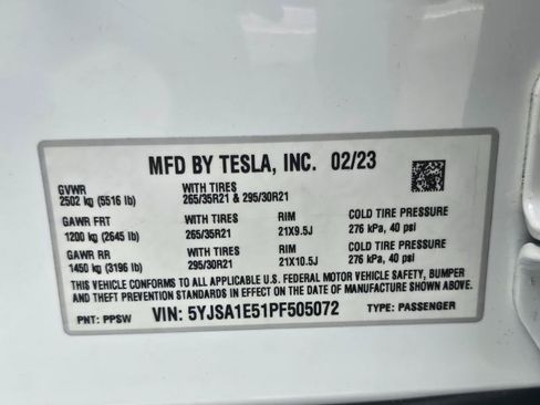 Used 2023 Tesla Model S Standard Range AWD/4WD image 35