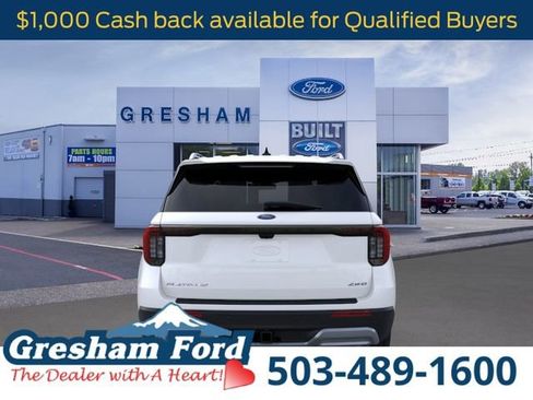 New 2026 Ford Explorer Platinum w/ LUX Leather Package AWD/4WD image 5