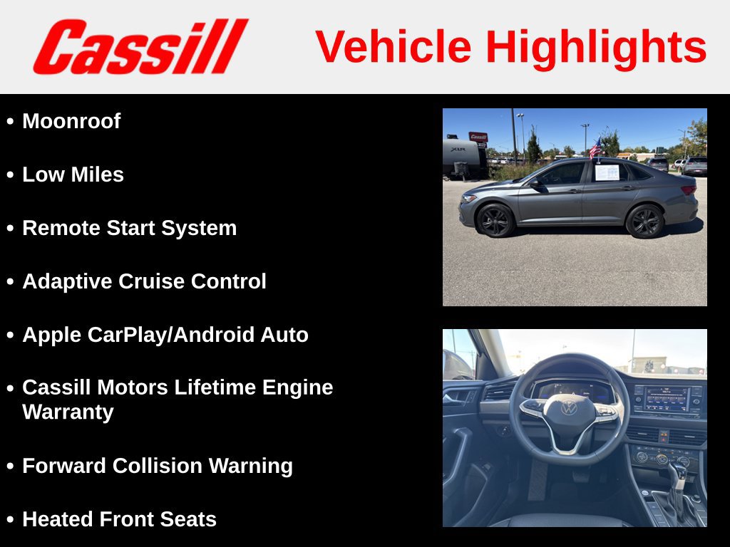 Used 2024 Volkswagen Jetta SE w/ Panoramic Sunroof Package FWD image 7