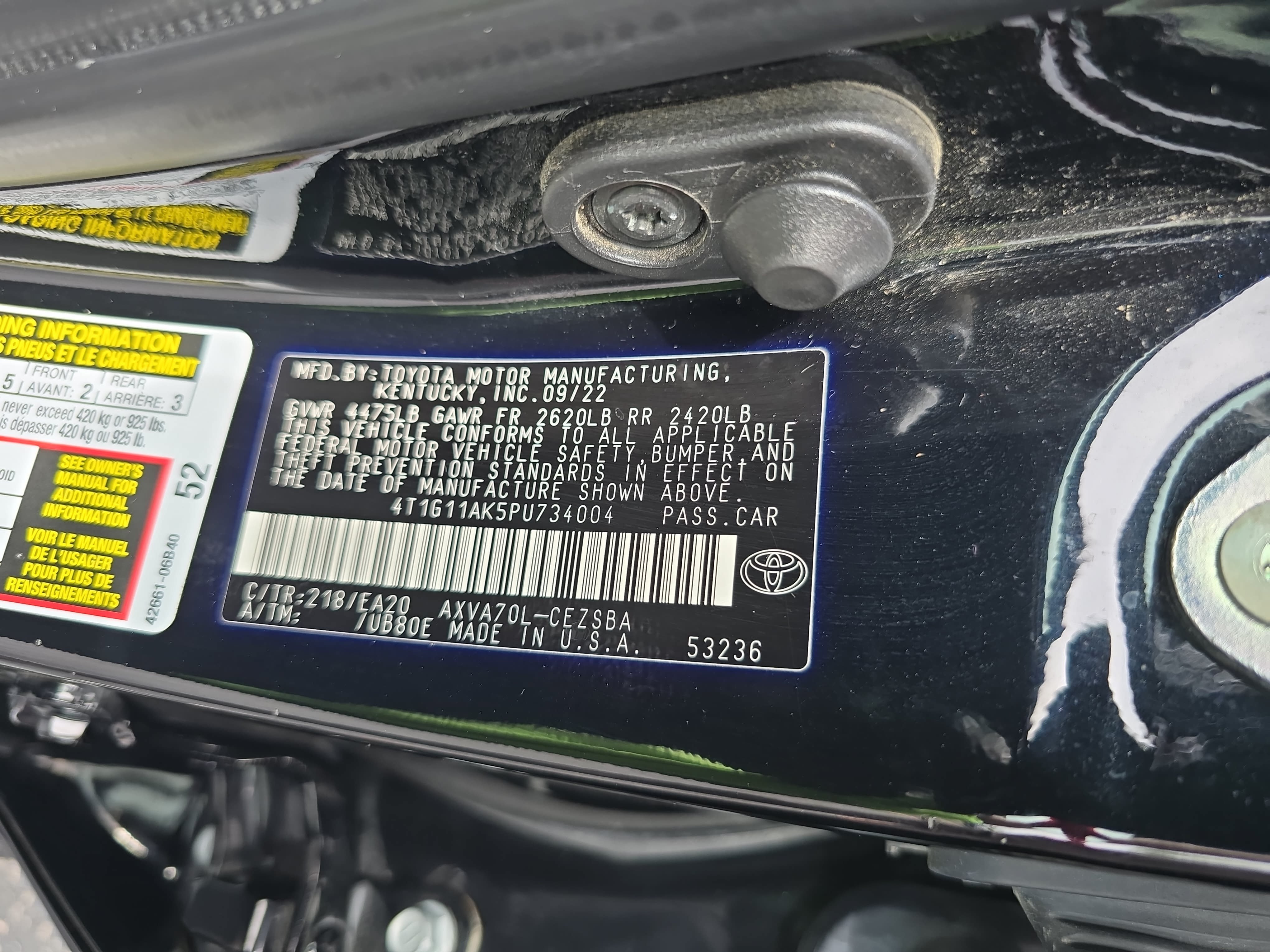 Used 2023 Toyota Camry SE FWD image 36