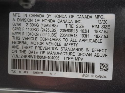 Used 2021 Honda CR-V EX-L image 30