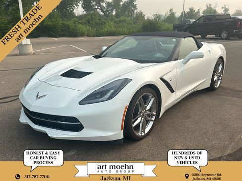 Used 2018 Chevrolet Corvette Stingray Convertible w/ 2LT Preferred Equipment Group RWD image 1