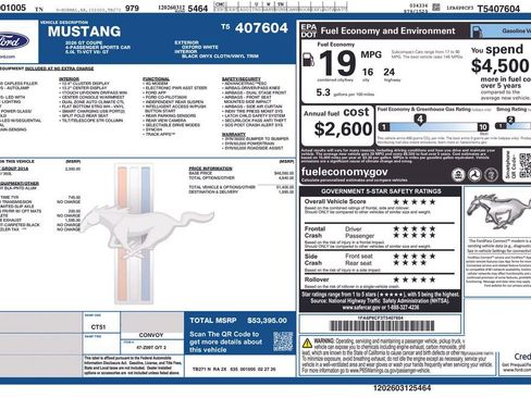 New 2026 Ford Mustang GT image 1