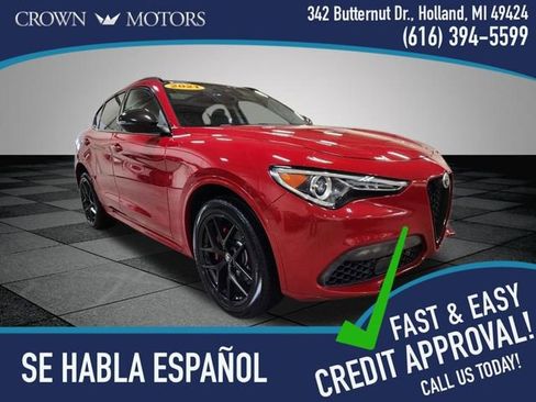 Used 2021 Alfa Romeo Stelvio Ti w/ Nero Edizione image 1