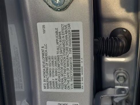 New 2025 Honda Accord LX image 15