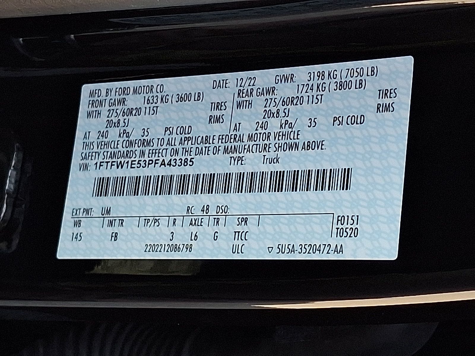 Certified 2023 Ford F150 XLT w/ Equipment Group 302A High AWD/4WD image 28