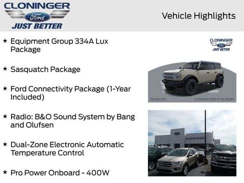 New 2026 Ford Bronco Badlands AWD/4WD image 11