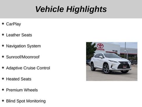 Used 2021 Lexus RX 350 FWD w/ Premium Package image 5