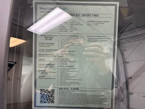 Certified 2026 Hyundai Kona SEL Sport image 18