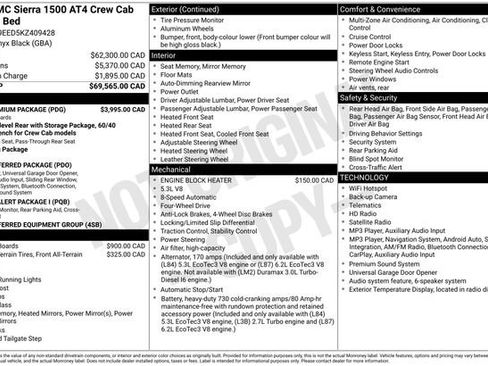Used 2019 GMC Sierra 1500 AT4 w/ AT4 Premium Package AWD/4WD image 6