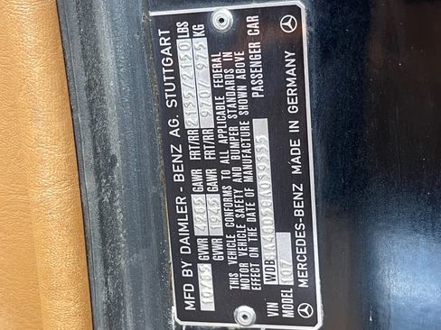 Used 1986 Mercedes-Benz 560 SL image 40