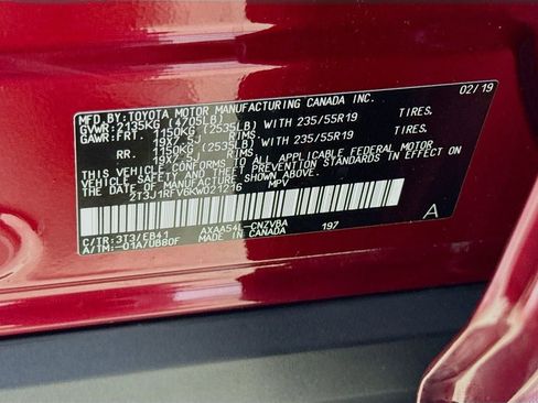 Certified 2019 Toyota RAV4 Adventure w/ Advanced Technology Package image 29