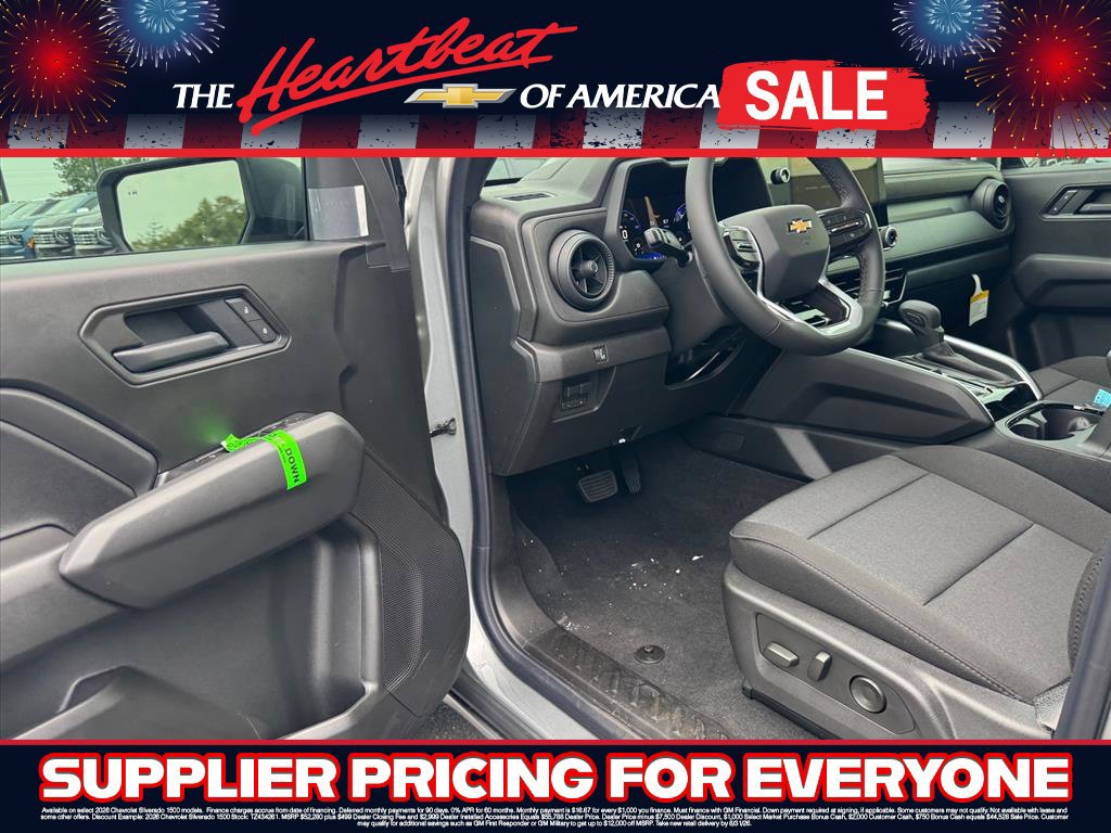 New 2026 Chevrolet Colorado W/T w/ WT Custom Package RWD image 10