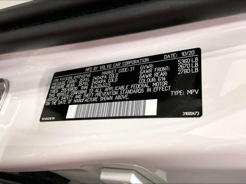 Used 2021 Volvo XC60 T5 Inscription w/ Climate Package AWD/4WD image 37
