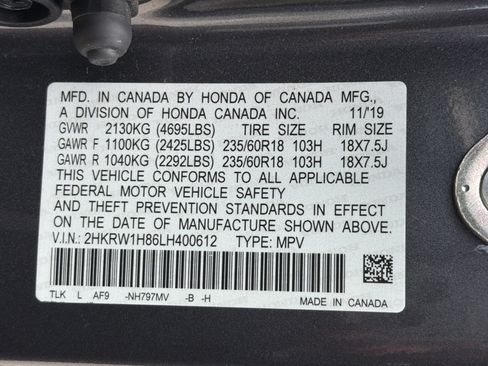 Used 2020 Honda CR-V EX-L image 34