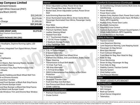 Used 2025 Jeep Compass Limited w/ Sun & Sound Group AWD/4WD image 9