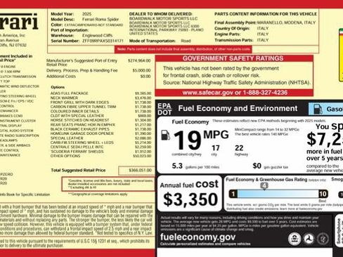 Used 2025 Ferrari Roma Spider image 8