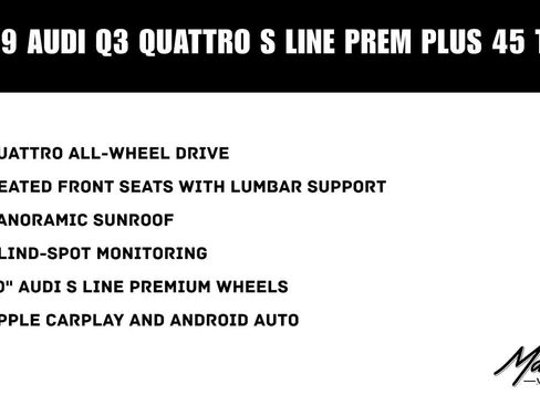 Used 2019 Audi Q3 2.0T Premium Plus w/ Premium Plus Package AWD/4WD image 51