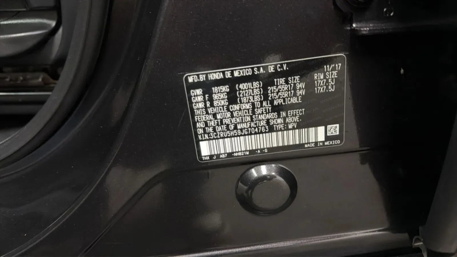 Used 2018 Honda HR-V EX image 30