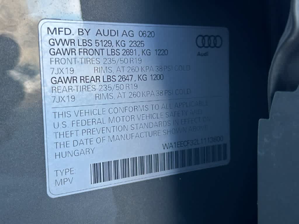 Used 2020 Audi Q3 2.0T Premium Plus w/ Premium Plus Package AWD/4WD image 22