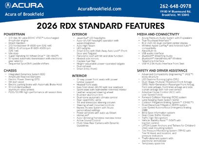 New 2026 Acura RDX w/ Technology Package