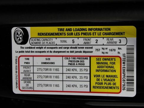 Used 2023 Ford F150 Tremor w/ Equipment Group 402A High image 74