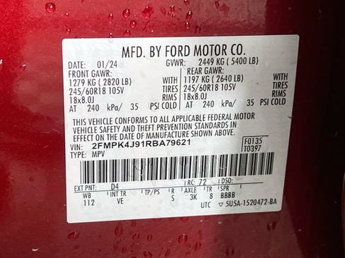Used 2024 Ford Edge SEL AWD/4WD image 11