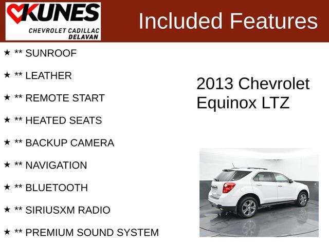 Used 2013 Chevrolet Equinox LTZ AWD/4WD image 3