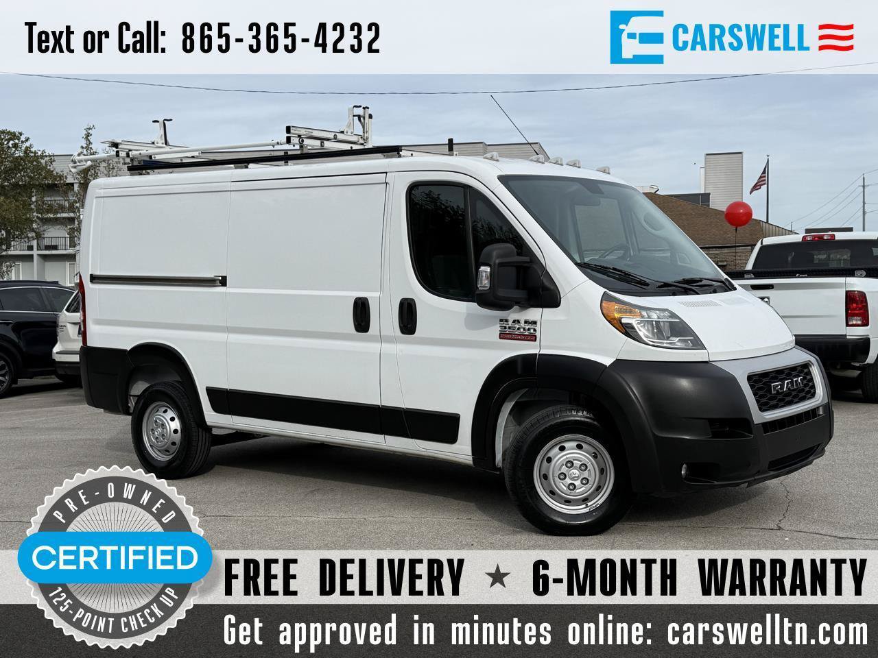 Used 2021 RAM ProMaster 3500 w/ Convenience Group FWD image 1