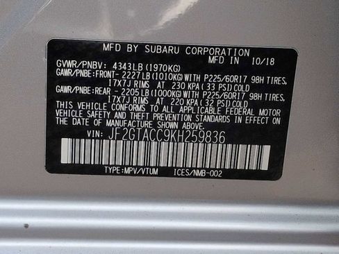 Used 2019 Subaru Crosstrek 2.0i Premium image 36