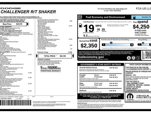 Used 2021 Dodge Challenger R/T w/ Plus Package RWD image 13