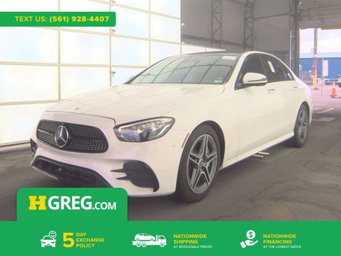 Used 2022 Mercedes-Benz E 350 Sedan w/ AMG Line Exterior image 1