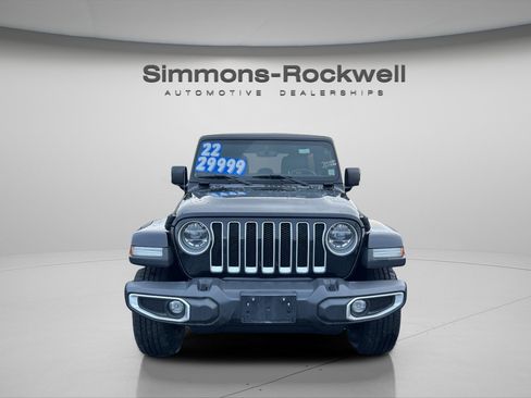 Used 2022 Jeep Wrangler Unlimited Sahara w/ LED Lighting Group image 1