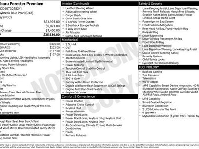 New 2026 Subaru Forester Premium