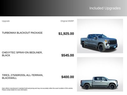 New 2026 Chevrolet Silverado 1500 Custom w/ Turbomax Blackout Package