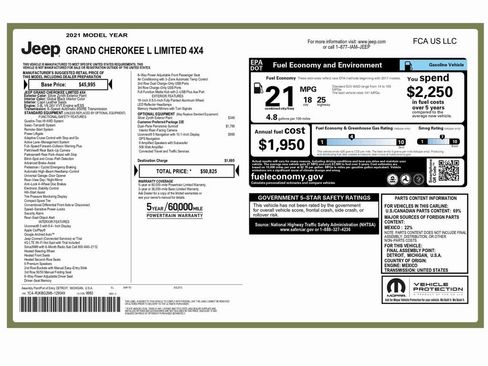 Used 2021 Jeep Grand Cherokee L Limited image 2