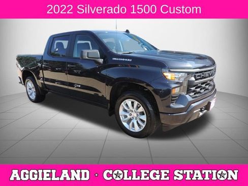 Certified 2022 Chevrolet Silverado 1500 Custom RWD image 1