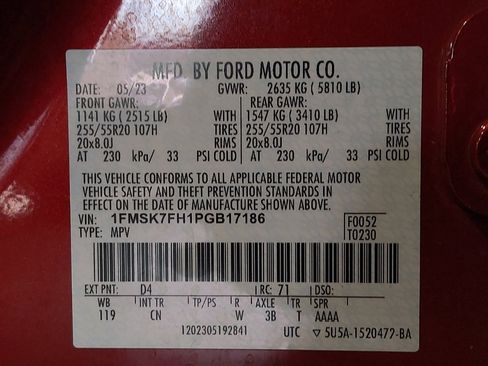 Used 2023 Ford Explorer Limited RWD image 33