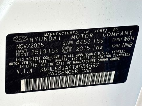 New 2026 Hyundai Sonata SEL image 31