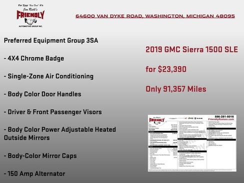 Used 2019 GMC Sierra 1500 SLE w/ SLE Value Package AWD/4WD image 4