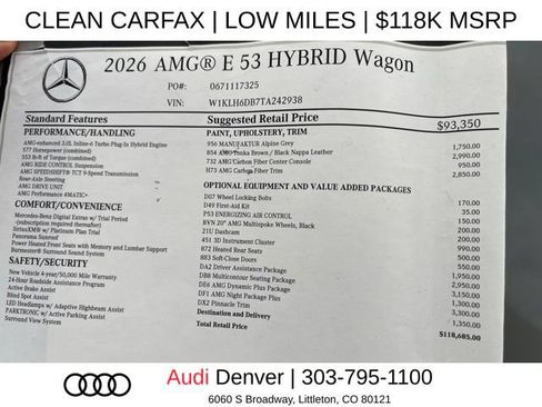 Used 2026 Mercedes-Benz E 53 AMG e 4MATIC Wagon image 19