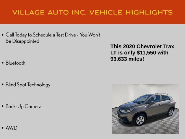Used 2020 Chevrolet Trax LT w/ Driver Confidence Package AWD/4WD image 14
