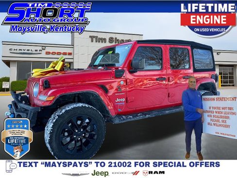 Used 2022 Jeep Wrangler Unlimited Sahara w/ Cold Weather Group image 1