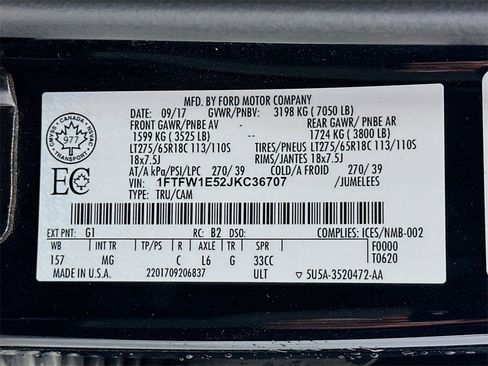 Used 2018 Ford F150 XLT w/ XTR Package image 32