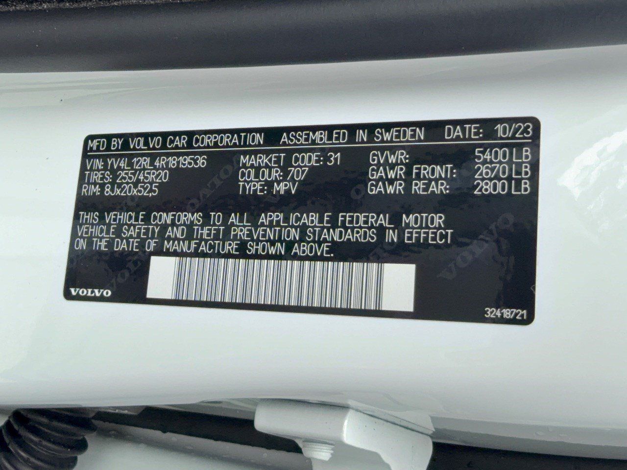 Used 2024 Volvo XC60 B5 Plus w/ Climate Package AWD/4WD image 31