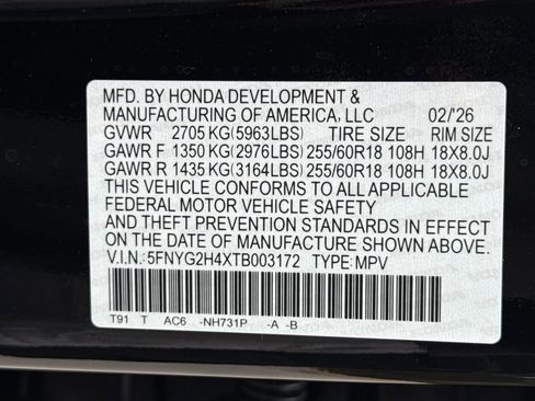 New 2026 Honda Pilot EX-L image 28