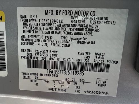 Used 2018 Ford Mustang GT Premium image 17