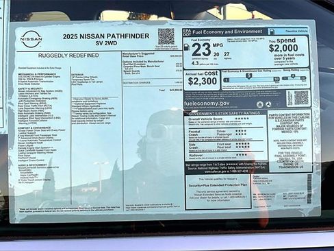 New 2025 Nissan Pathfinder SV image 13