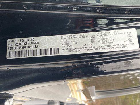 Certified 2022 Jeep Gladiator Rubicon w/ Trailer Tow Package image 41